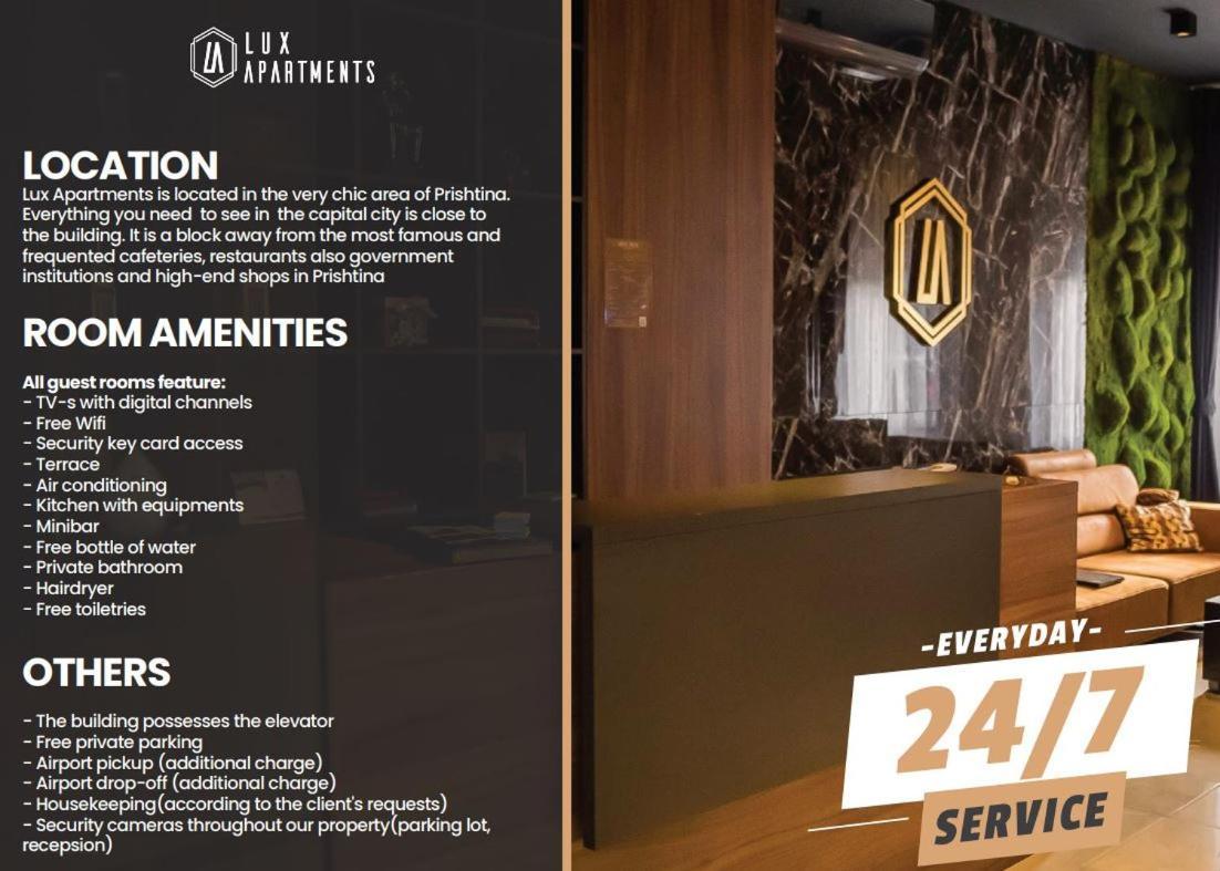 Lux Apartments Приштина Экстерьер фото